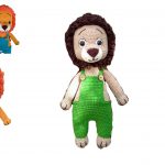 Lion in Overalls Amigurumi Free Pattern