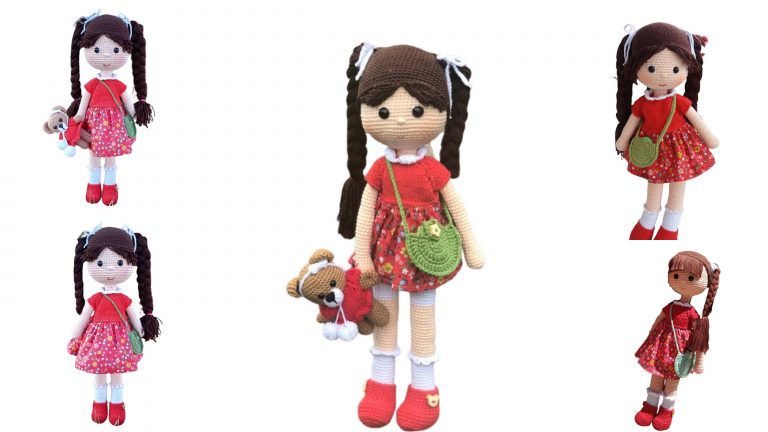 Cute Candy Doll Amigurumi Free Pattern