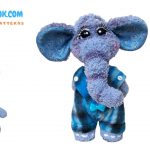 Elephant Hairy Amigurumi Free Pattern