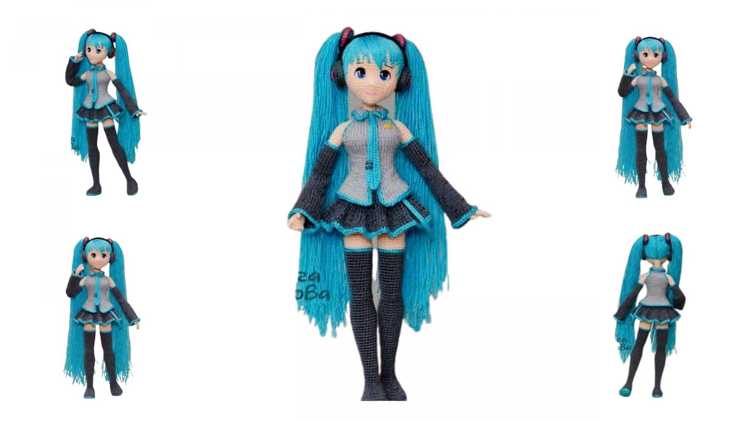 Hatsune Miku Chibigurumi - Vol. 2 Complete Set of 6