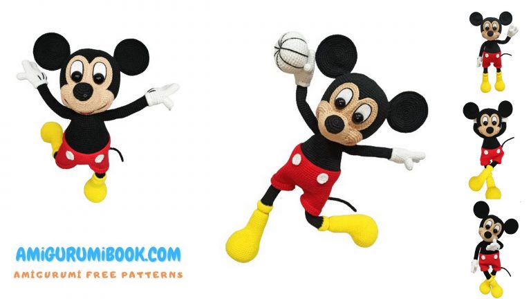 Mickey Mouse Amigurumi Free Pattern
