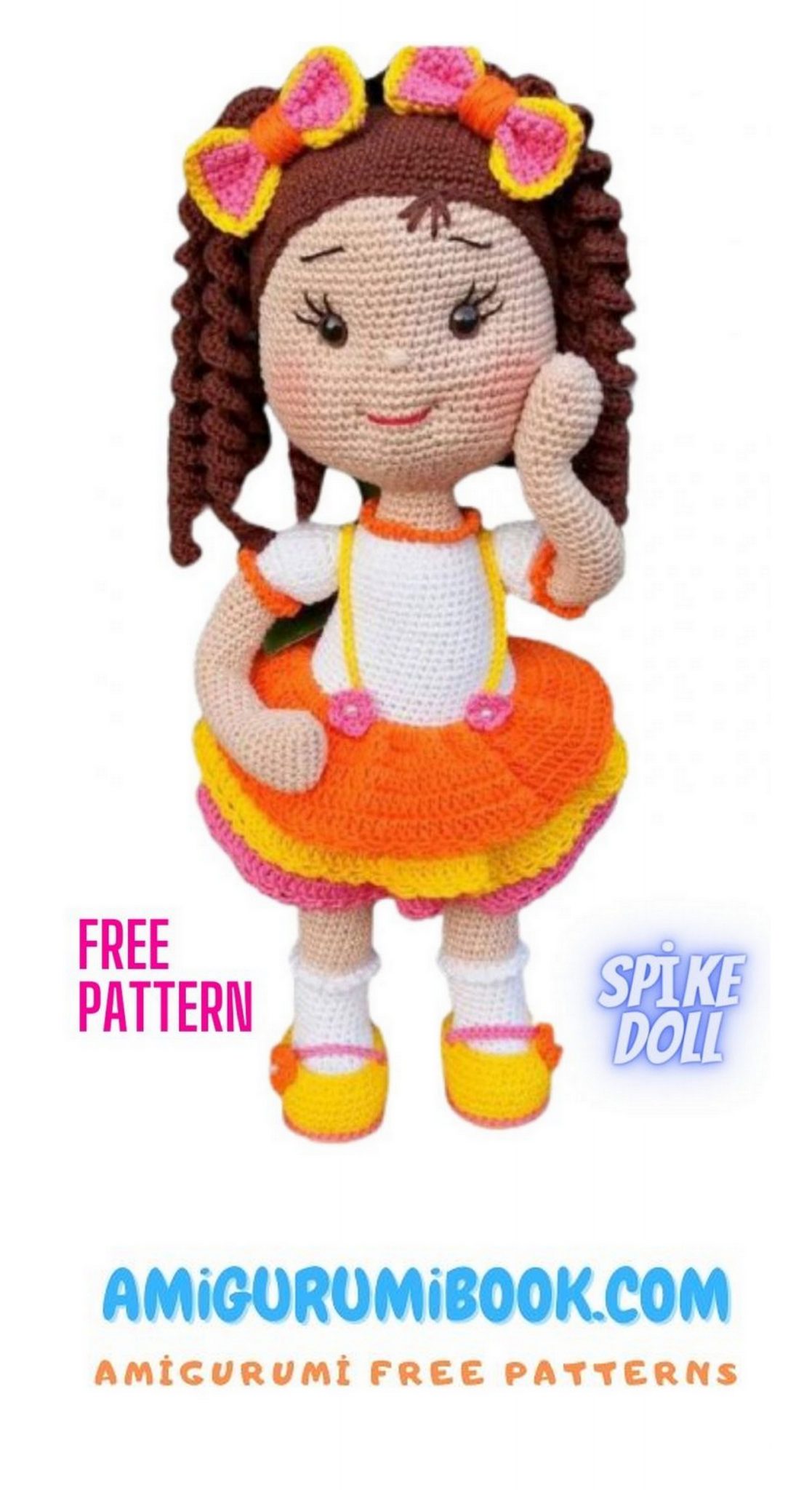 Spike Doll Amigurumi Free Pattern - Free Amigurumi Crochet Patterns