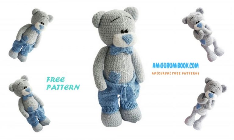 Pants Teddy Bear Amigurumi Free Pattern