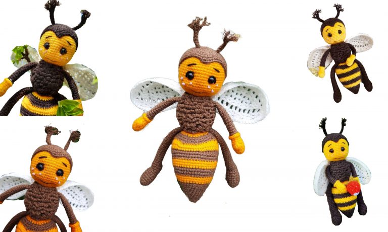 Cute Bee Amigurumi Free Pattern