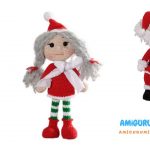 Christmas Mom and Santa Claus Amigurumi Free Pattern