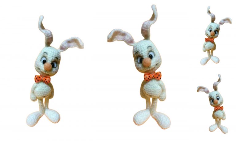 Bowtie Bunny Amigurumi Free Pattern
