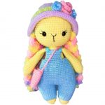 Cute Flower Hat Bunny Amigurumi Free Pattern