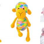 Rainbow Cute Lamb Amigurumi Free Pattern