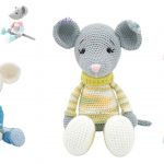 Mouse in Sweater Amigurumi Free Pattern