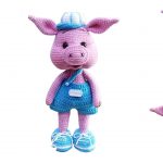 Cute Hat Piggy Amigurumi Free Pattern