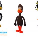 Daffy Duck Amigurumi Free Pattern