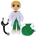 Female Doctor Amigurumi Free Pattern