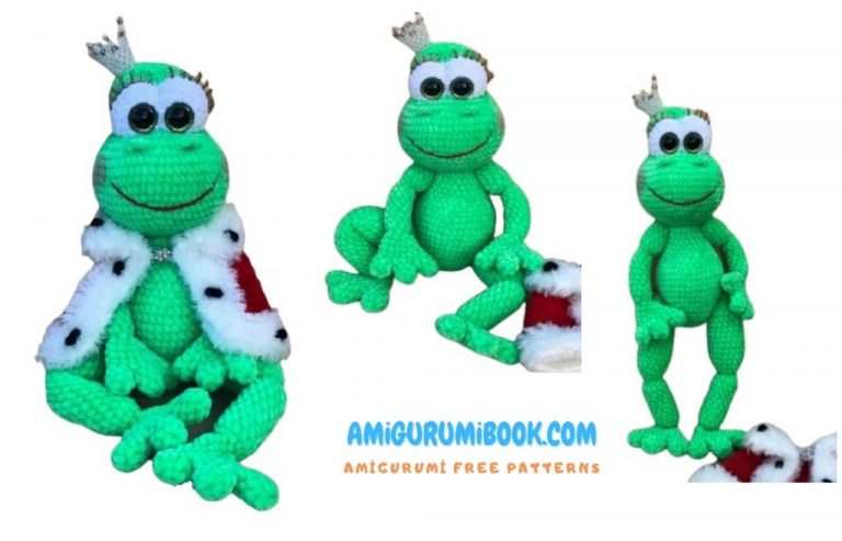 Frog Prince Amigurumi Free Pattern