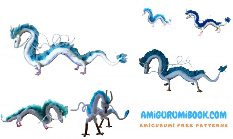 Haku Dragon Amigurumi Free Pattern