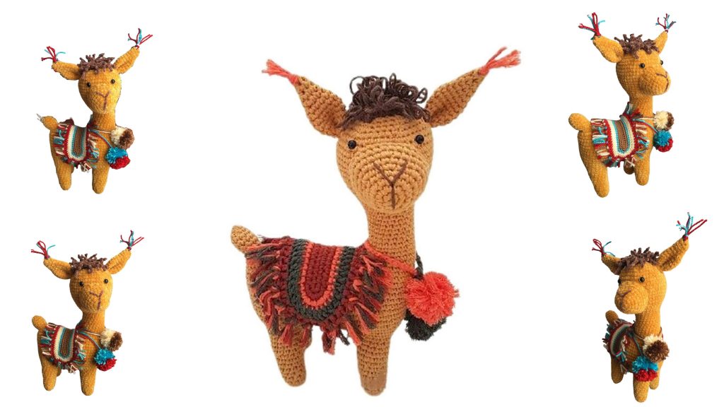 Cute Llama Amigurumi Free Pattern