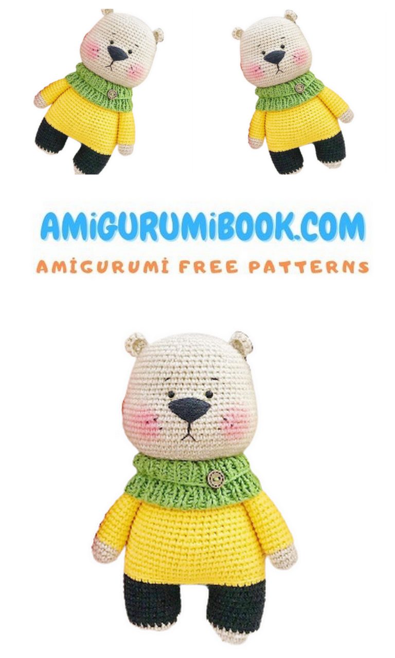 Honey Bear Amigurumi Free Pattern - Free Amigurumi Crochet Patterns