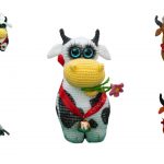 Cute Fat Cow Amigurumi Free Pattern