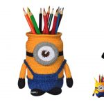 Minion Pencil Holder Amigurumi Free Pattern