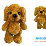 Velvet Puppy Dog Amigurumi Free Pattern