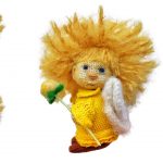 Yellow Angel Amigurumi Free Pattern