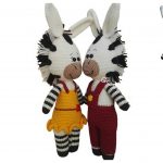 Zebra Couple Amigurumi Free Pattern