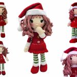 Christmas Girl Amigurumi Free Pattern