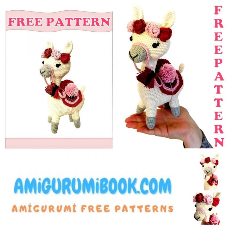 Llama Lou Amigurumi Free Pattern