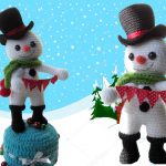 Handsome Snowman Amigurumi Free Pattern