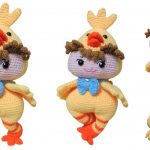 Baby Chick Doll Amigurumi Free Pattern