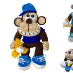 Hat Monkey Amigurumi Free Pattern