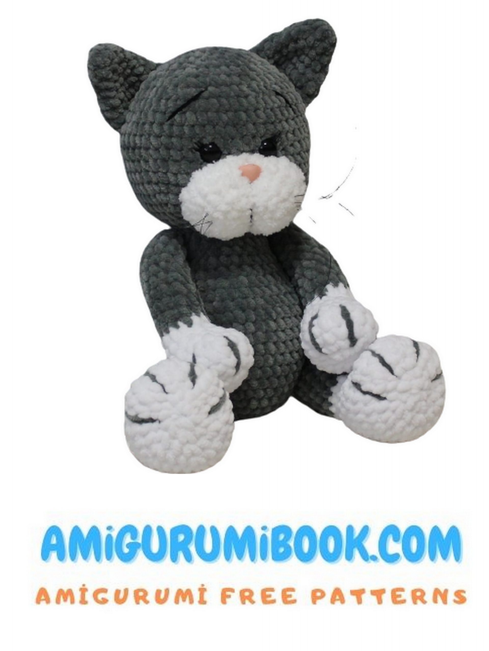 Christmas Cat Tim Amigurumi Free Pattern - Free Amigurumi Crochet Patterns