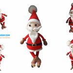 Handsome Santa Claus Amigurumi Free Pattern