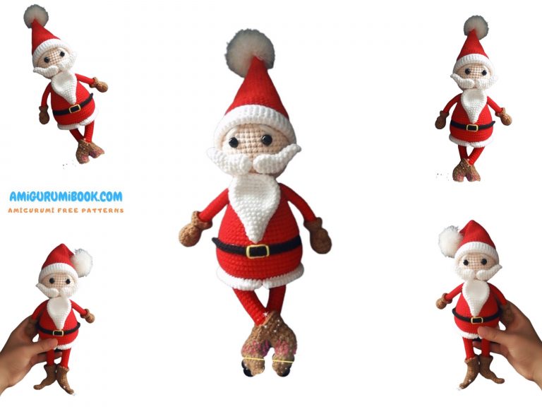 Handsome Santa Claus Amigurumi Free Pattern