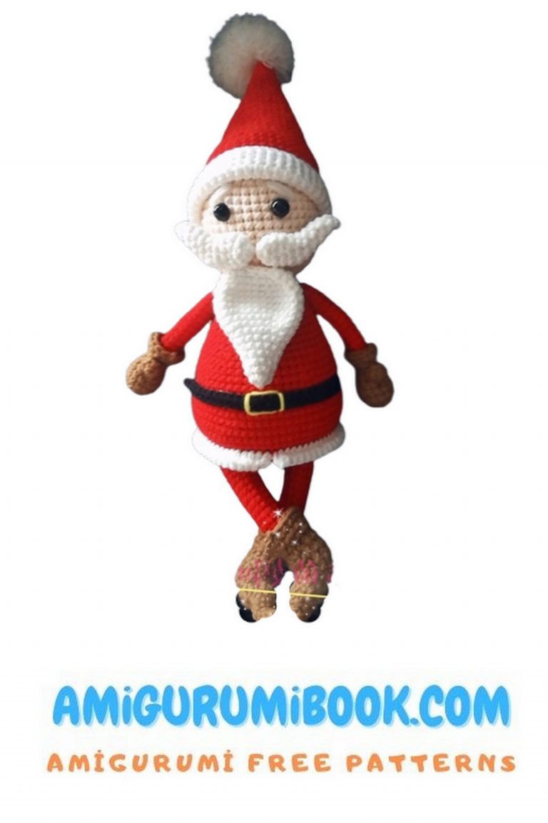 Handsome Santa Claus Amigurumi Free Pattern - Free Amigurumi Crochet 