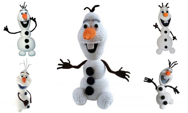Cheerful Snowman Amigurumi Free Pattern