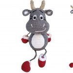 Amigurumi Christmas Bull Free Pattern