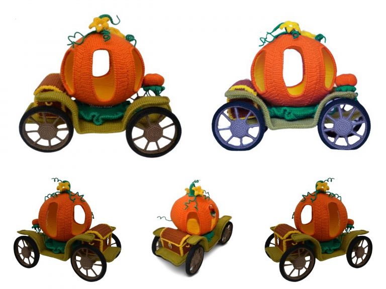 Halloween Car Amigurumi Free Pattern
