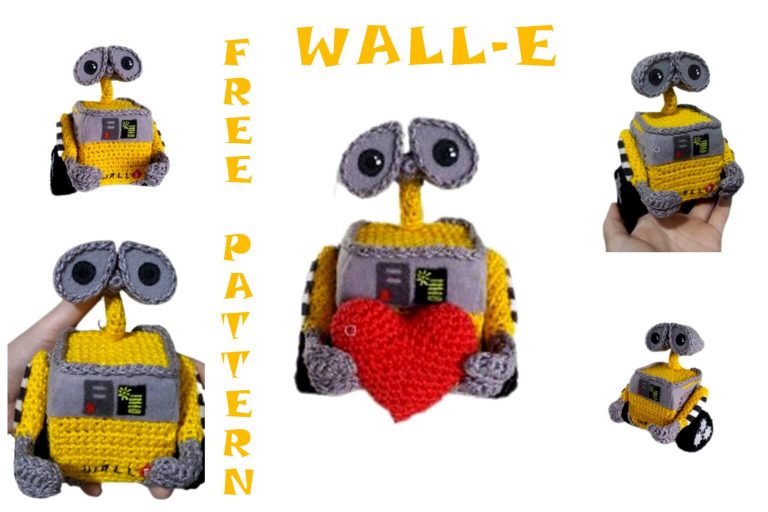 Wall-e Amigurumi Free Pattern