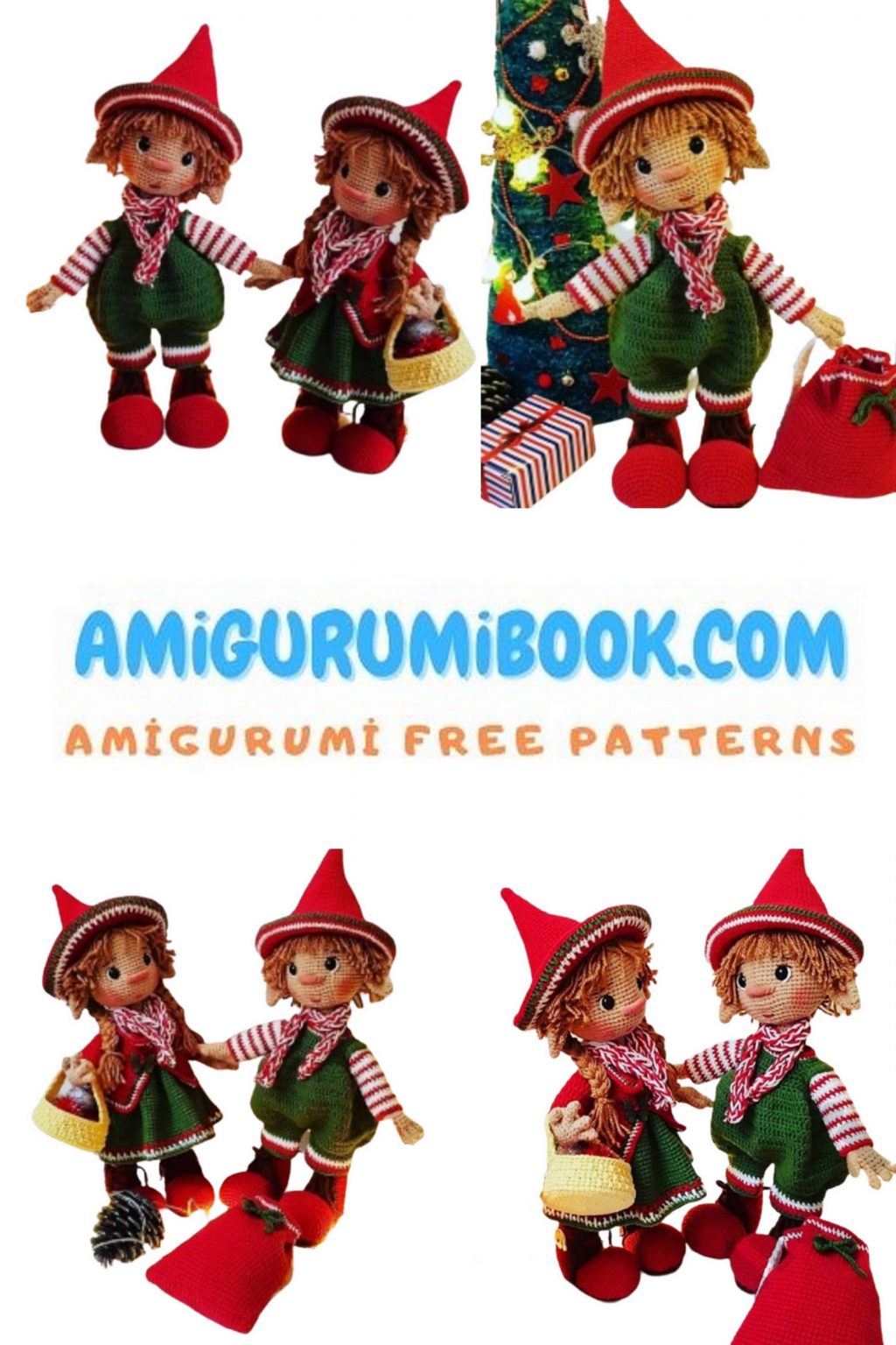 Lover Christmas Elf Amigurumi Free Pattern - Free Amigurumi Crochet ...