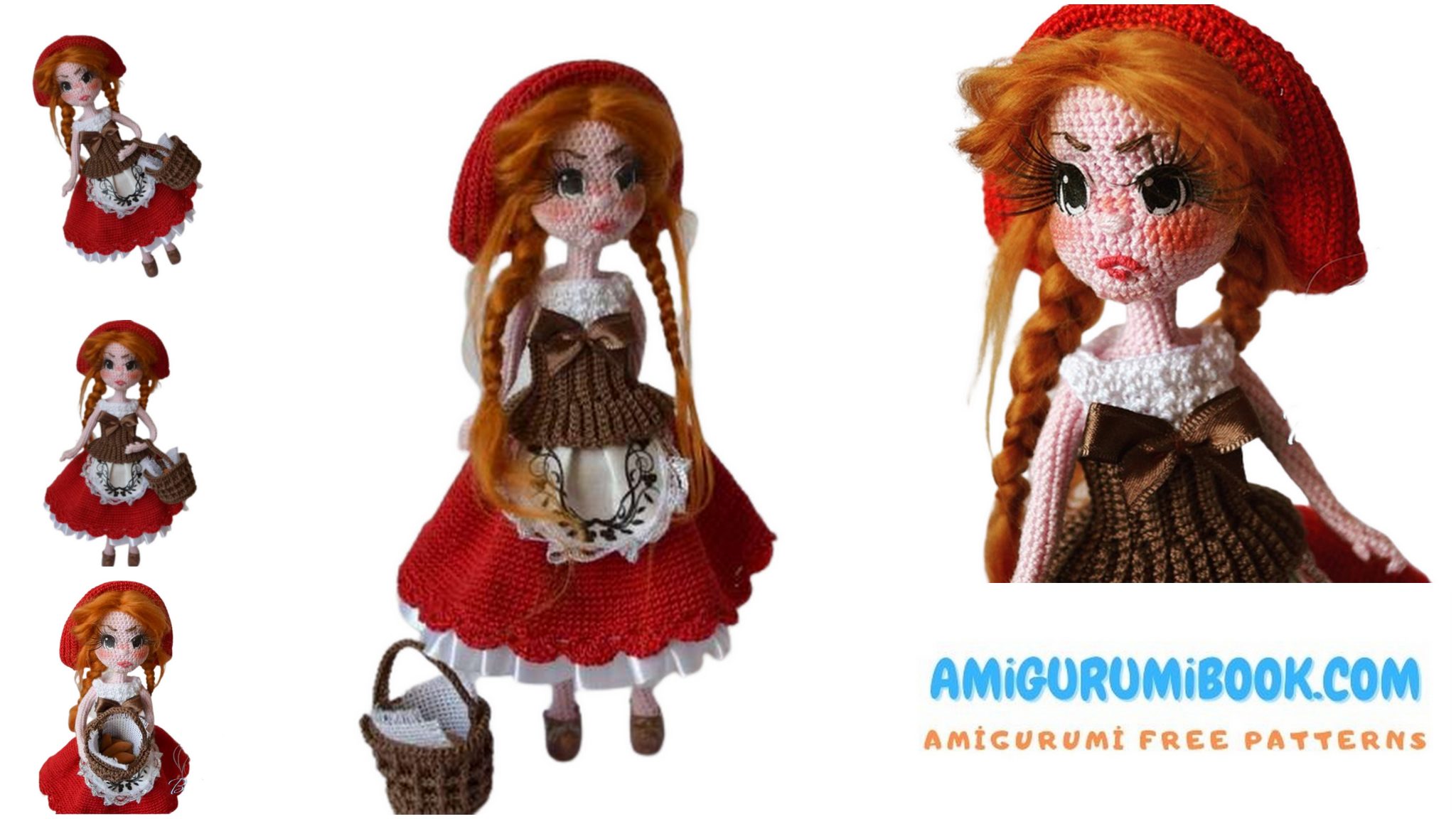 Amigurumi Doll Red Riding Hood Free Pattern - Free Amigurumi Crochet