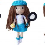 Tennis Girl Amigurumi Free Pattern