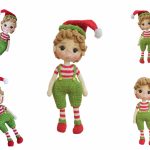 Overalls Christmas Elf Amigurumi Free Pattern