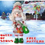 Queen of Snow Amigurumi Free Pattern