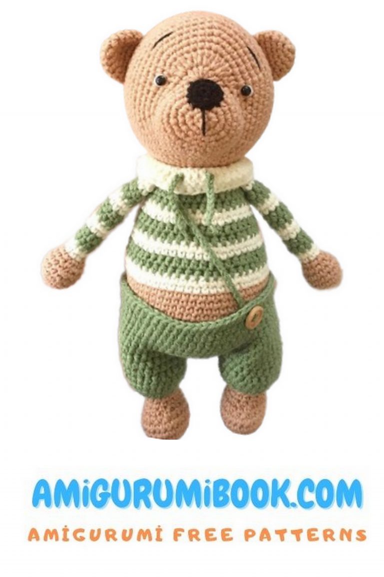 Autumn Teddy Bear Amigurumi Free Pattern - Free Amigurumi Crochet Patterns