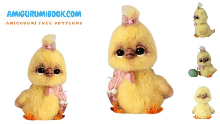 Fluffy Chick Amigurumi Free Pattern
