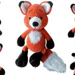 Velvet Cute Fox Cub Amigurumi Free Pattern