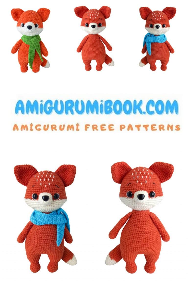 Fox Pip Amigurumi Free Pattern - Free Amigurumi Crochet Patterns
