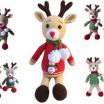 Scarf Christmas Reindeer Amigurumi Free Pattern