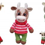 Christmas Bull Goby Amigurumi Free Pattern