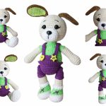 Overalls Dog Amigurumi Free Pattern